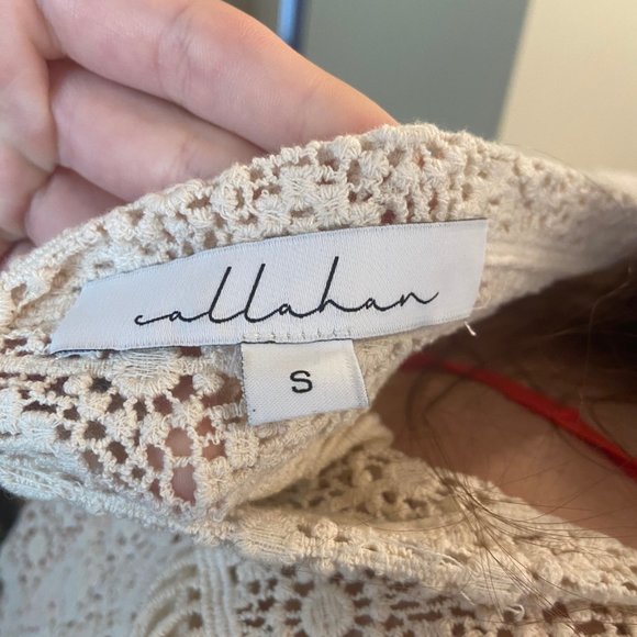 Anthro Cream Callahan Crochet Top Cover-up - Picture 10 of 10